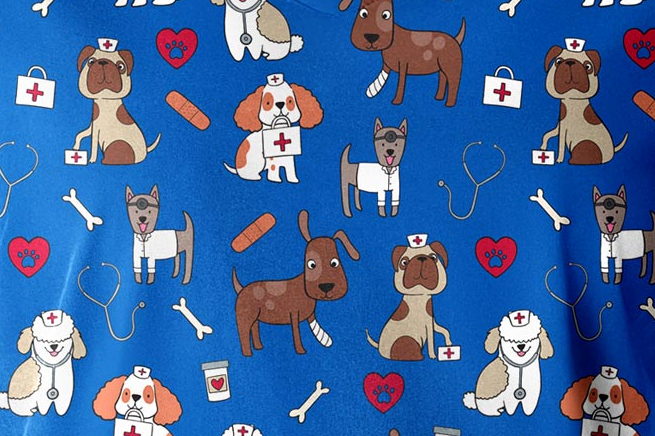 Casacca donna 6147 scollo a V DOG-TOR DUTY