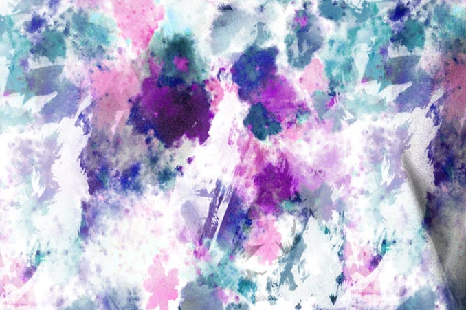 Casacca 6267 scollo a Y Astro FUTURISTIC FLOWER
