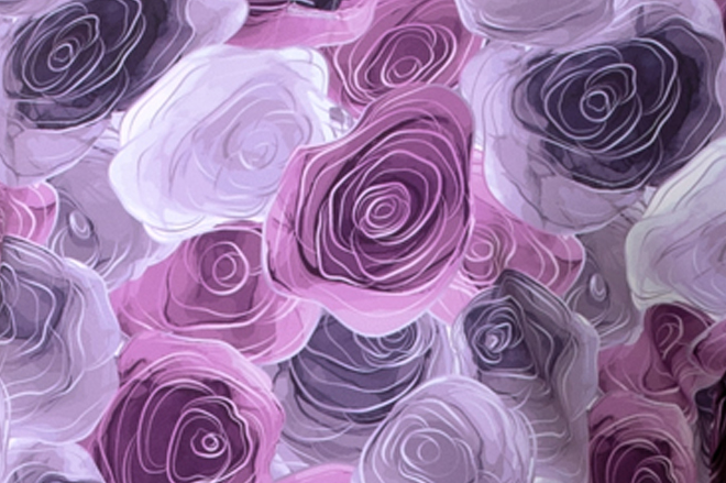 Casacca 6267 scollo a Y Grace Bouquet