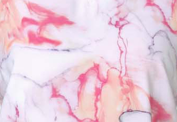 Casacca donna 6657 scollo a V INK DROP