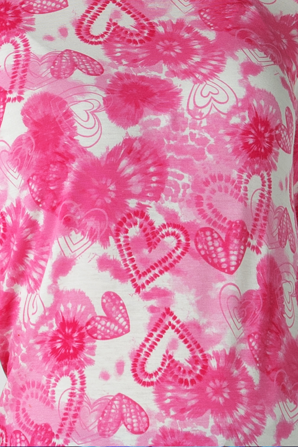 Maglia Setosa Heart Ties Pink
