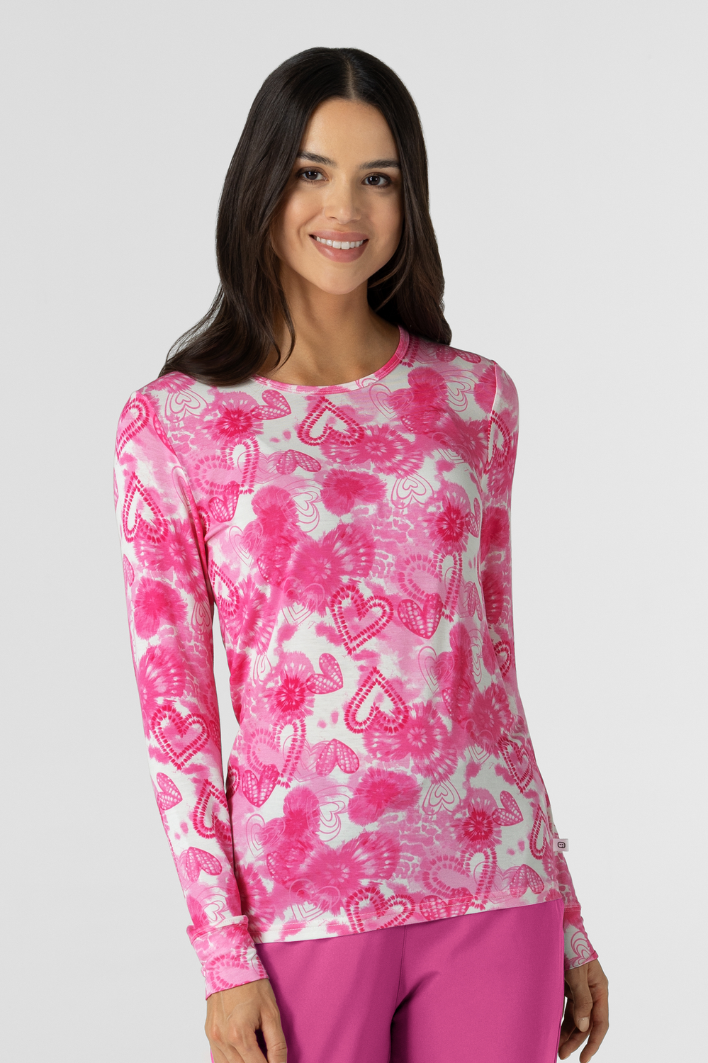 Maglia Setosa Heart Ties Pink