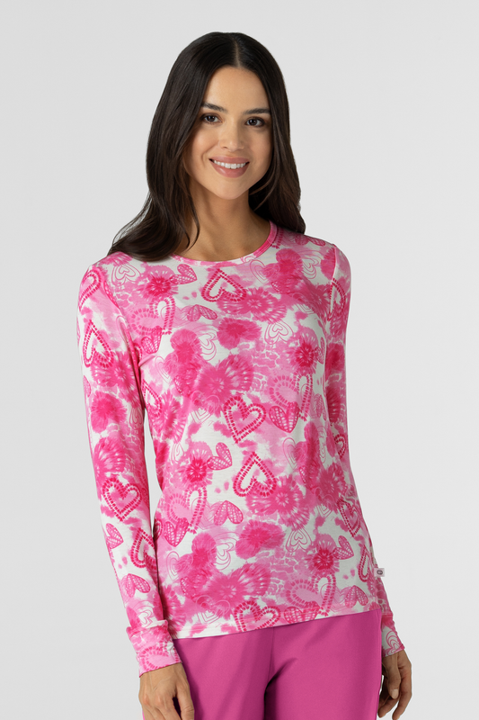 Maglia Setosa Heart Ties Pink