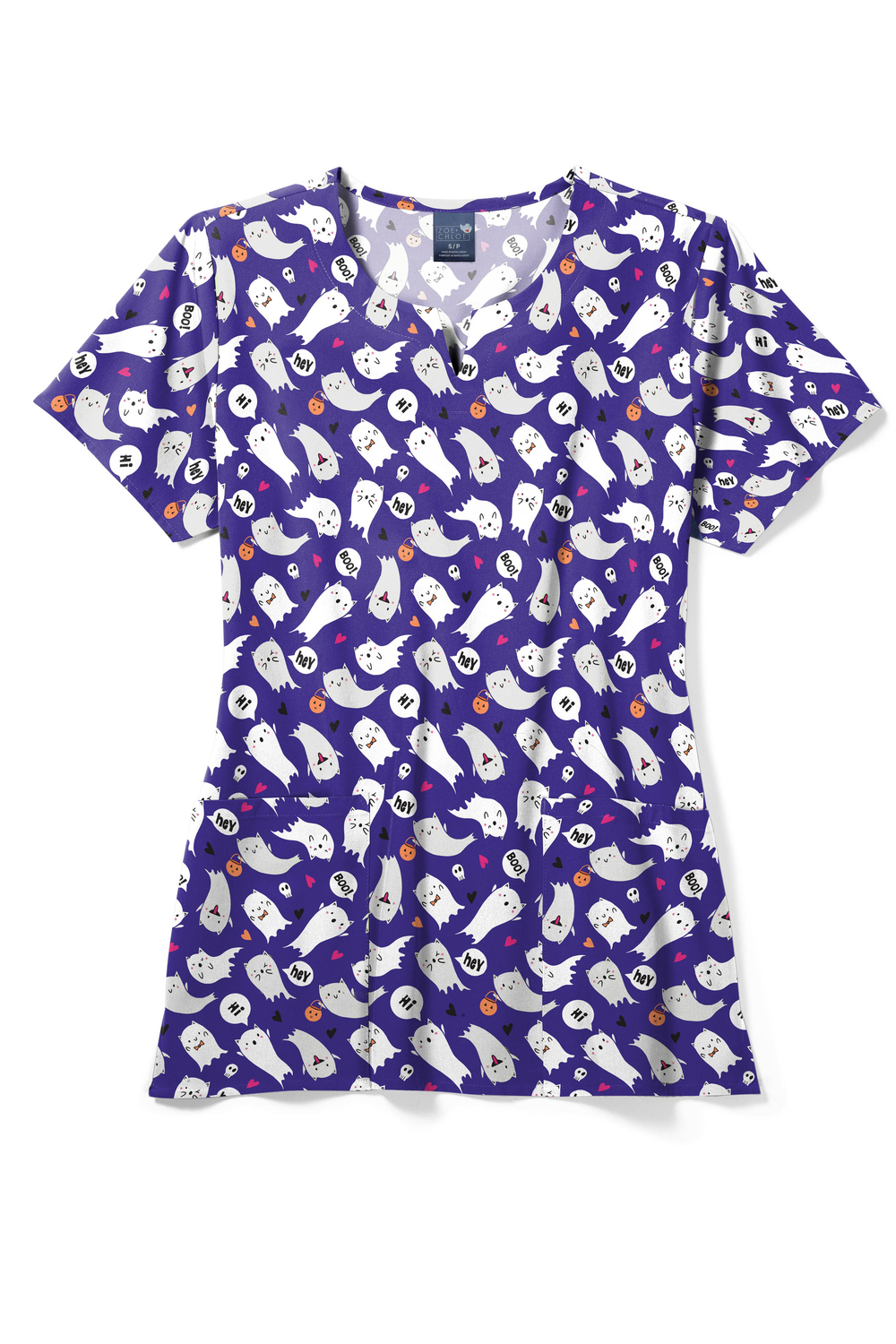 Casacca scollo arrotondato con piccola V - PURR-ANORMAL CATIVITY