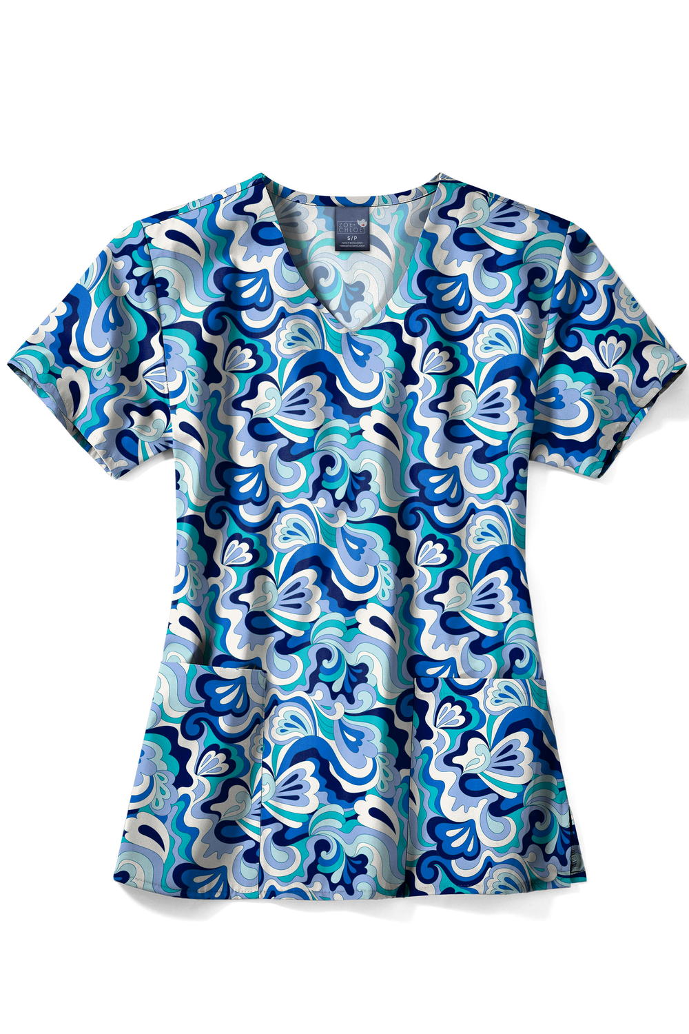 Casacca scollo a V - WAVY PAISLEY
