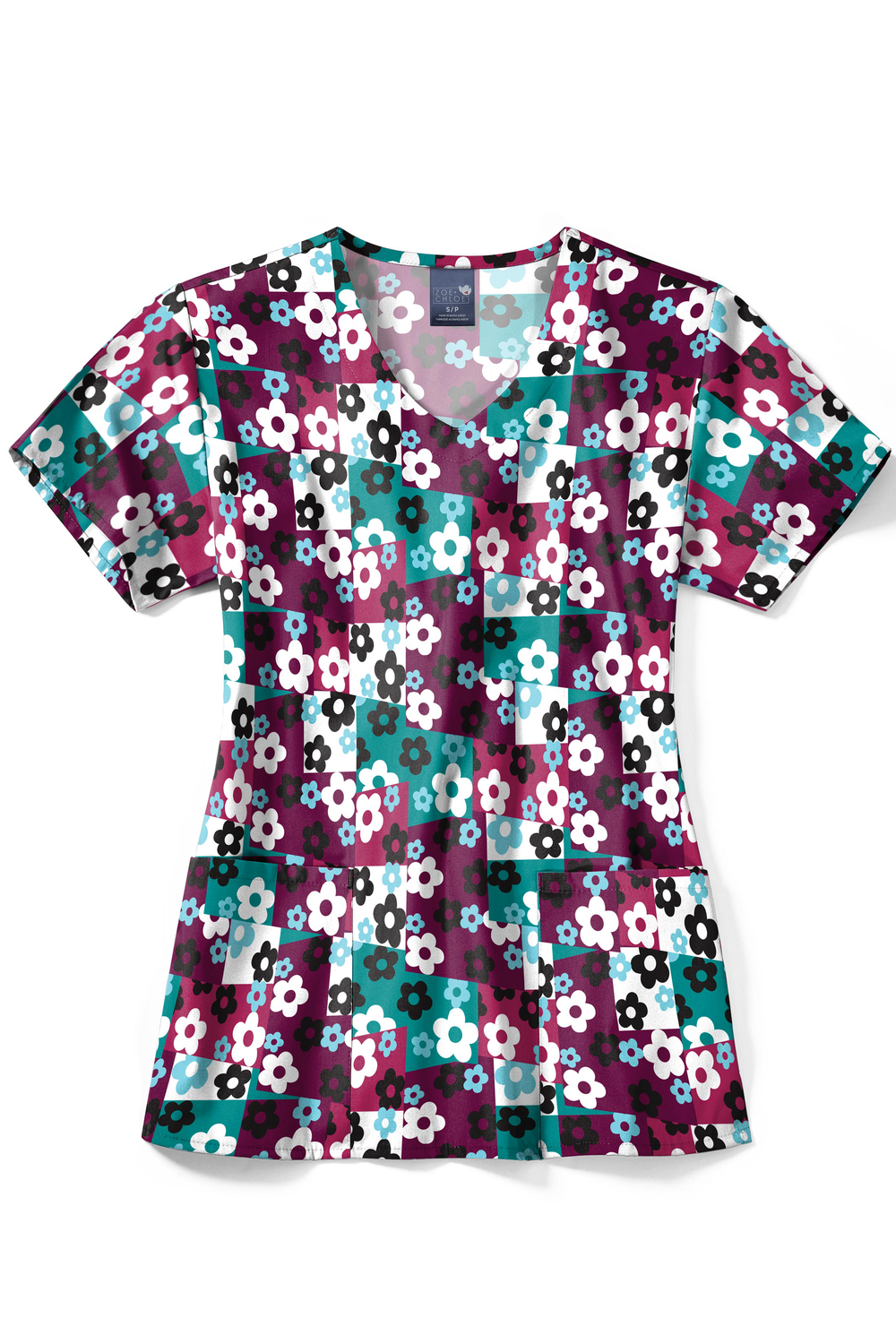 Casacca scollo a V - SKATER CHECK WINE
