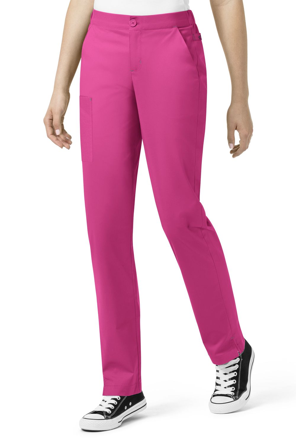 Pantalone donna 5608 slim hotpink