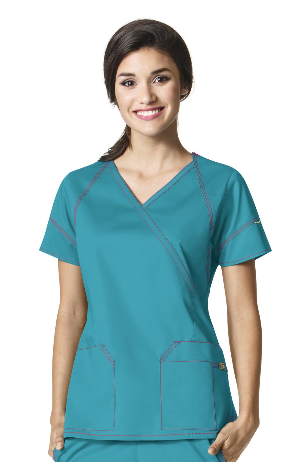 Casacca donna 6702 teal blue