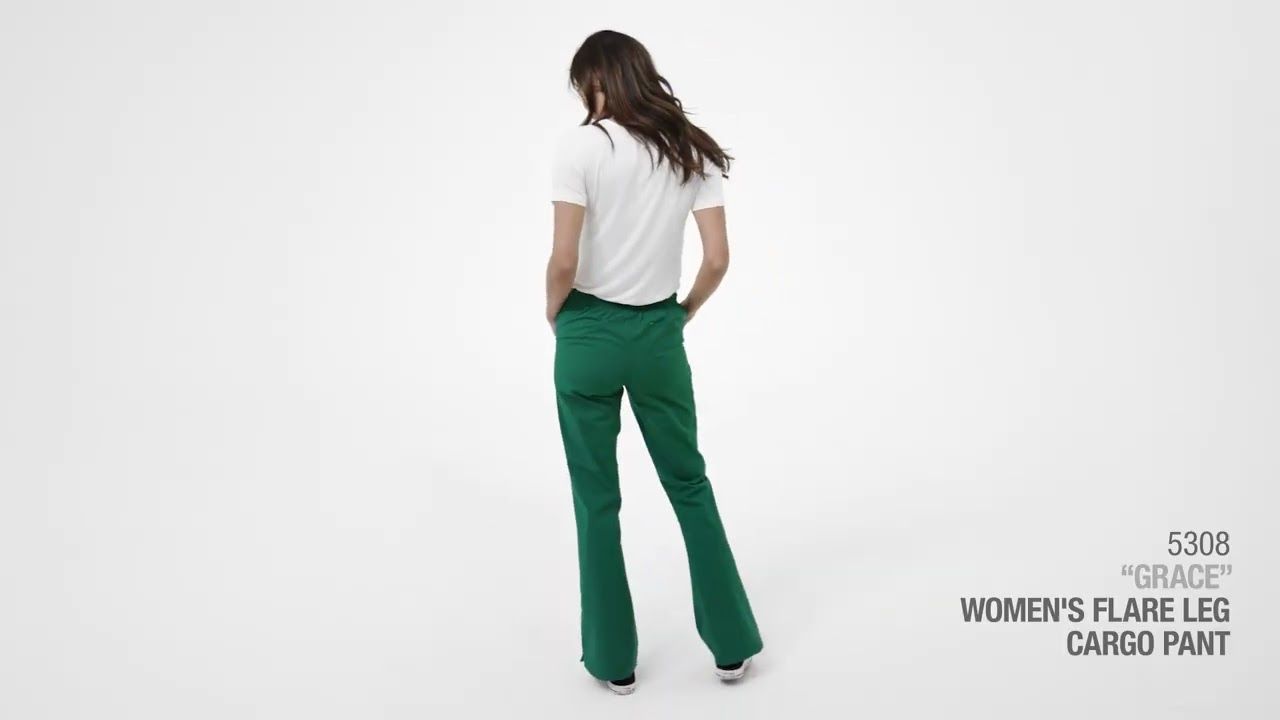 Pantalone donna 5308 svasati caribbean blue