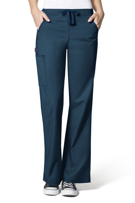 Pantalone donna 5308 svasati caribbean blue