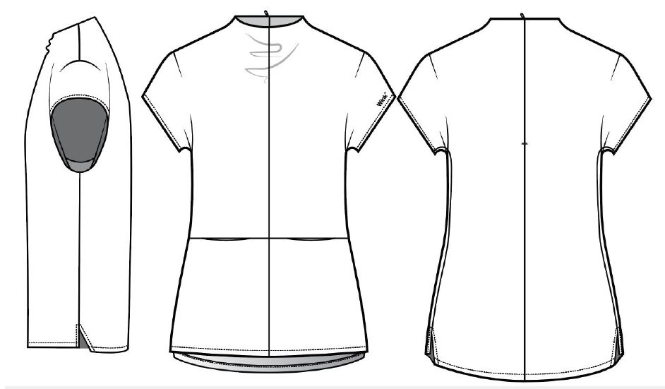Casacca 6166 girocollo white