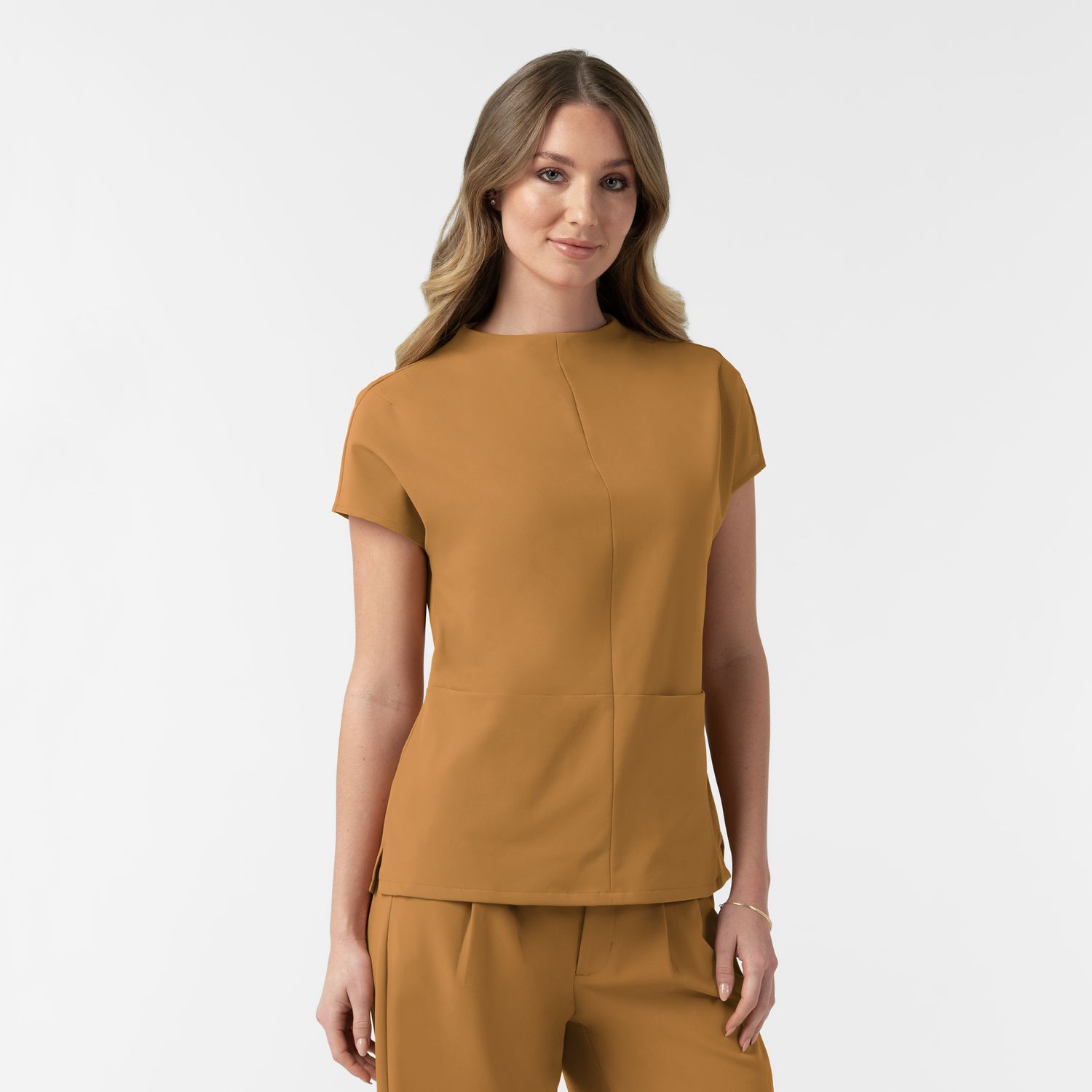 Casacca 6166 girocollo amber brown