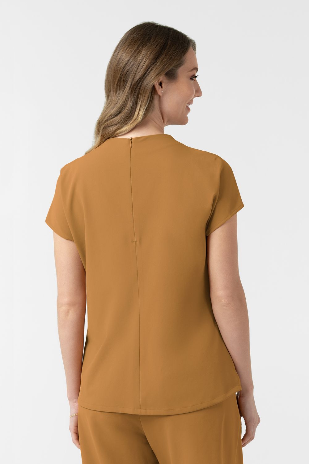 Casacca 6166 girocollo amber brown