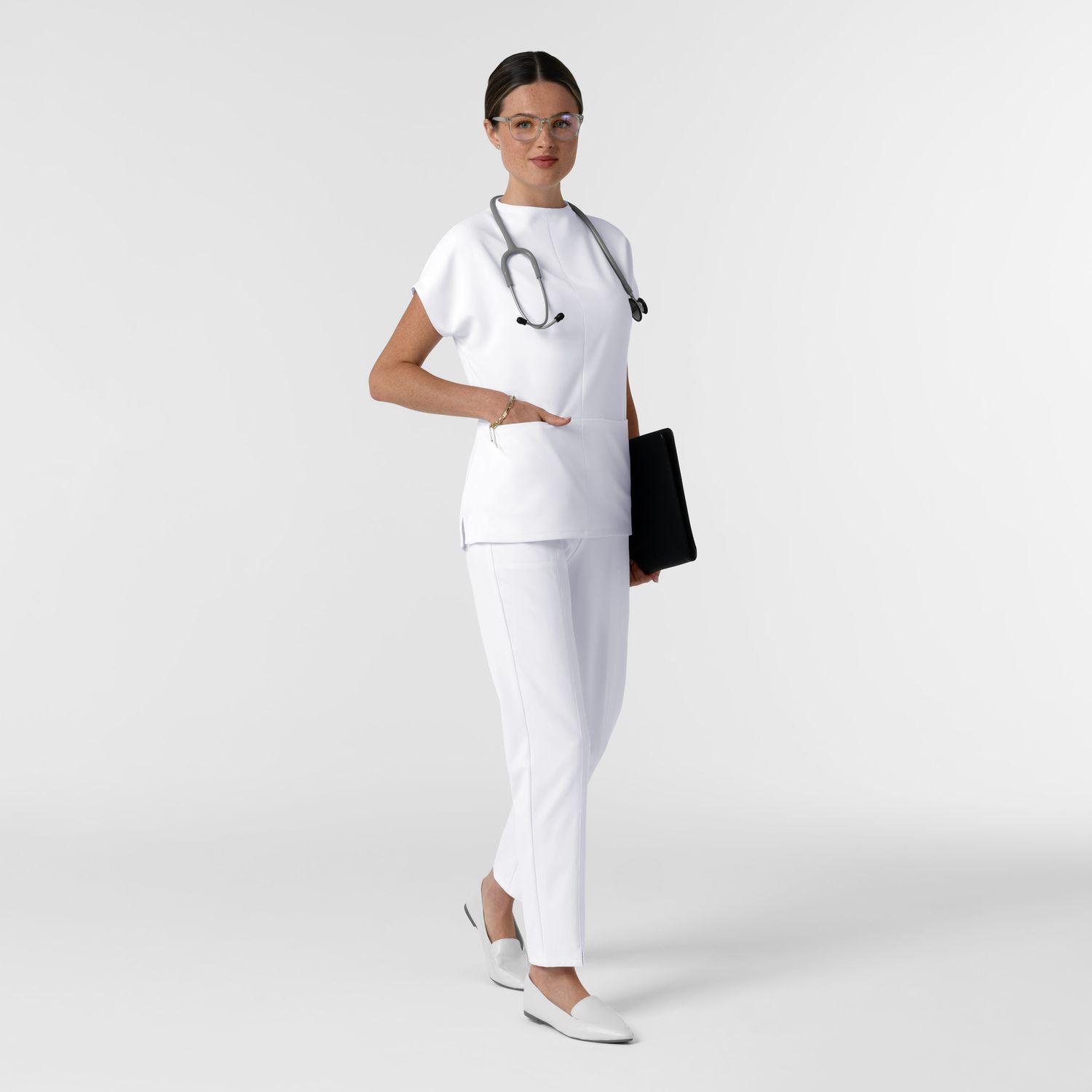 Casacca 6166 girocollo white