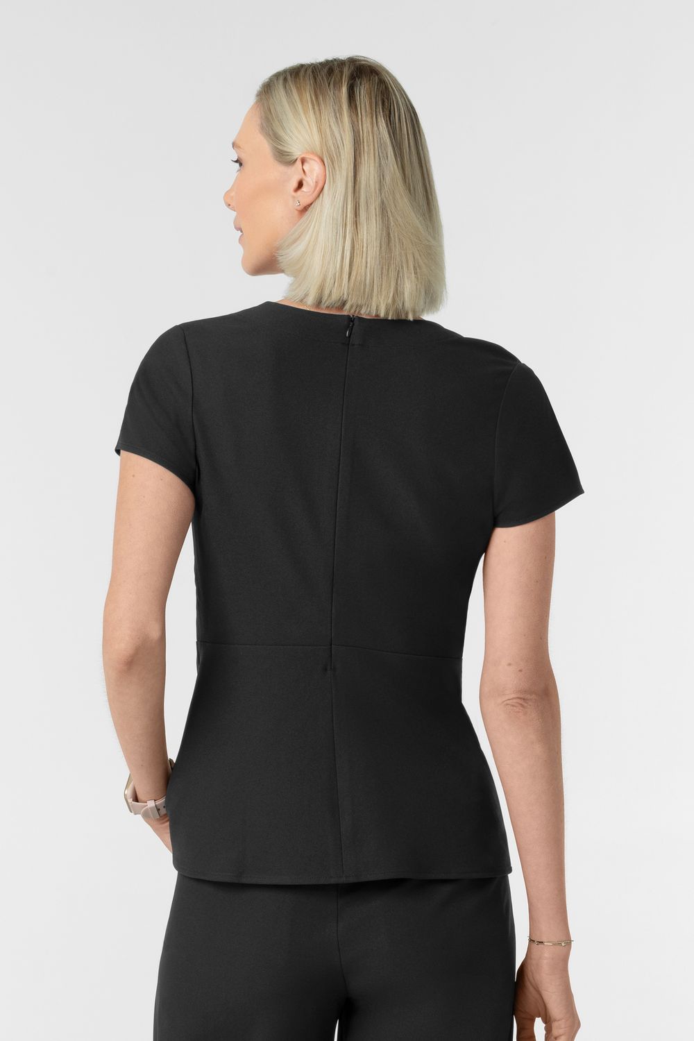 Casacca 6266 scollo a V black