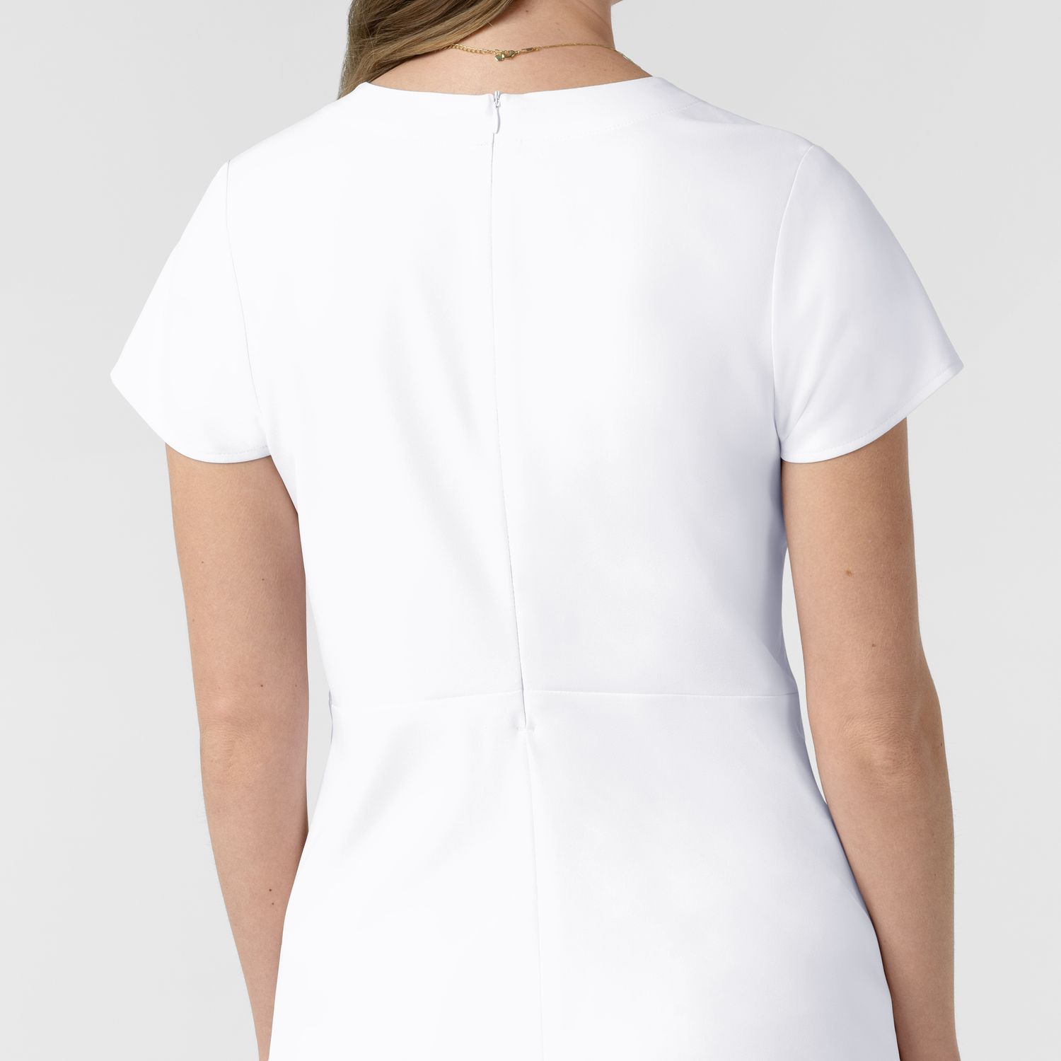 Casacca 6266 scollo a V white