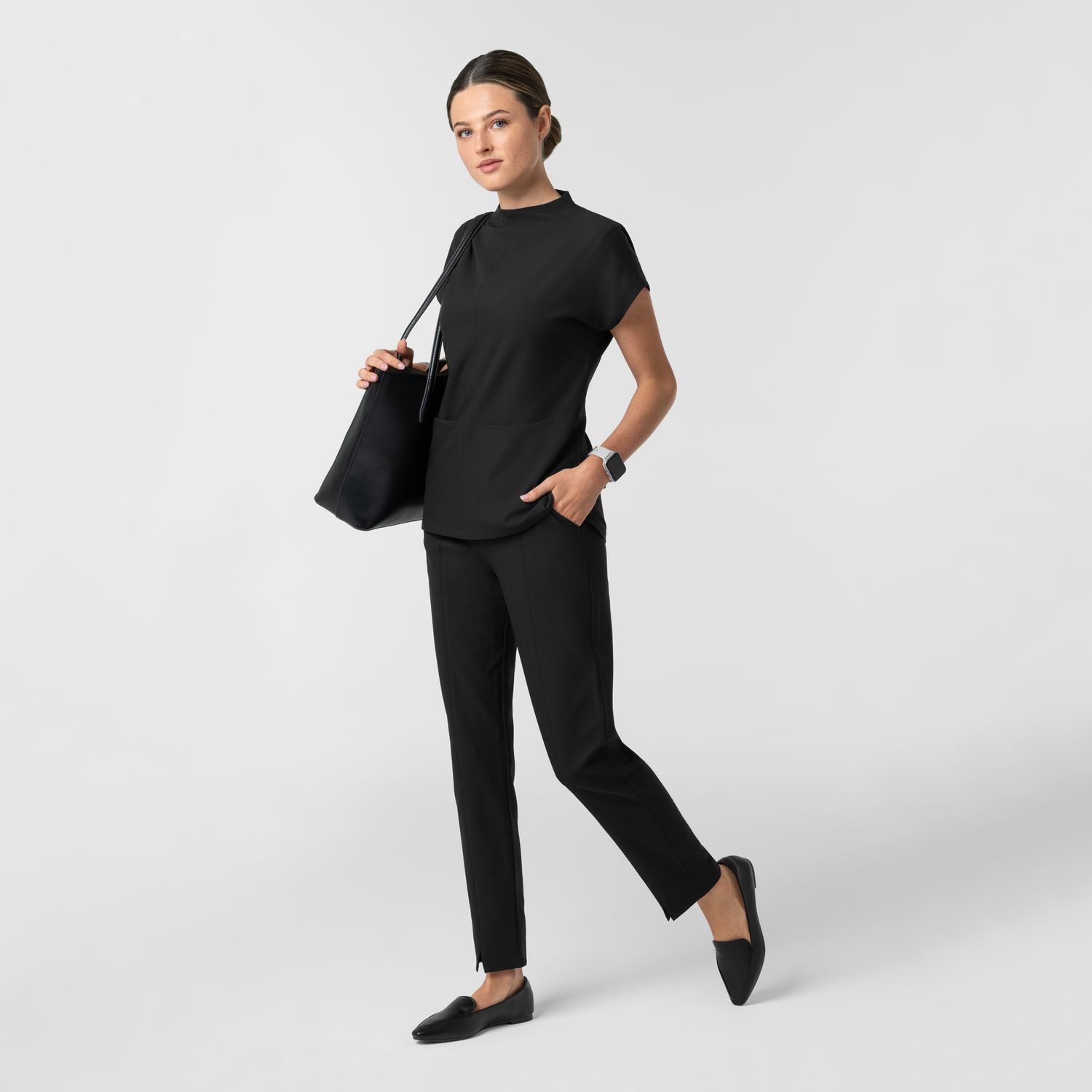 Pantalone donna 5166 affusolato black