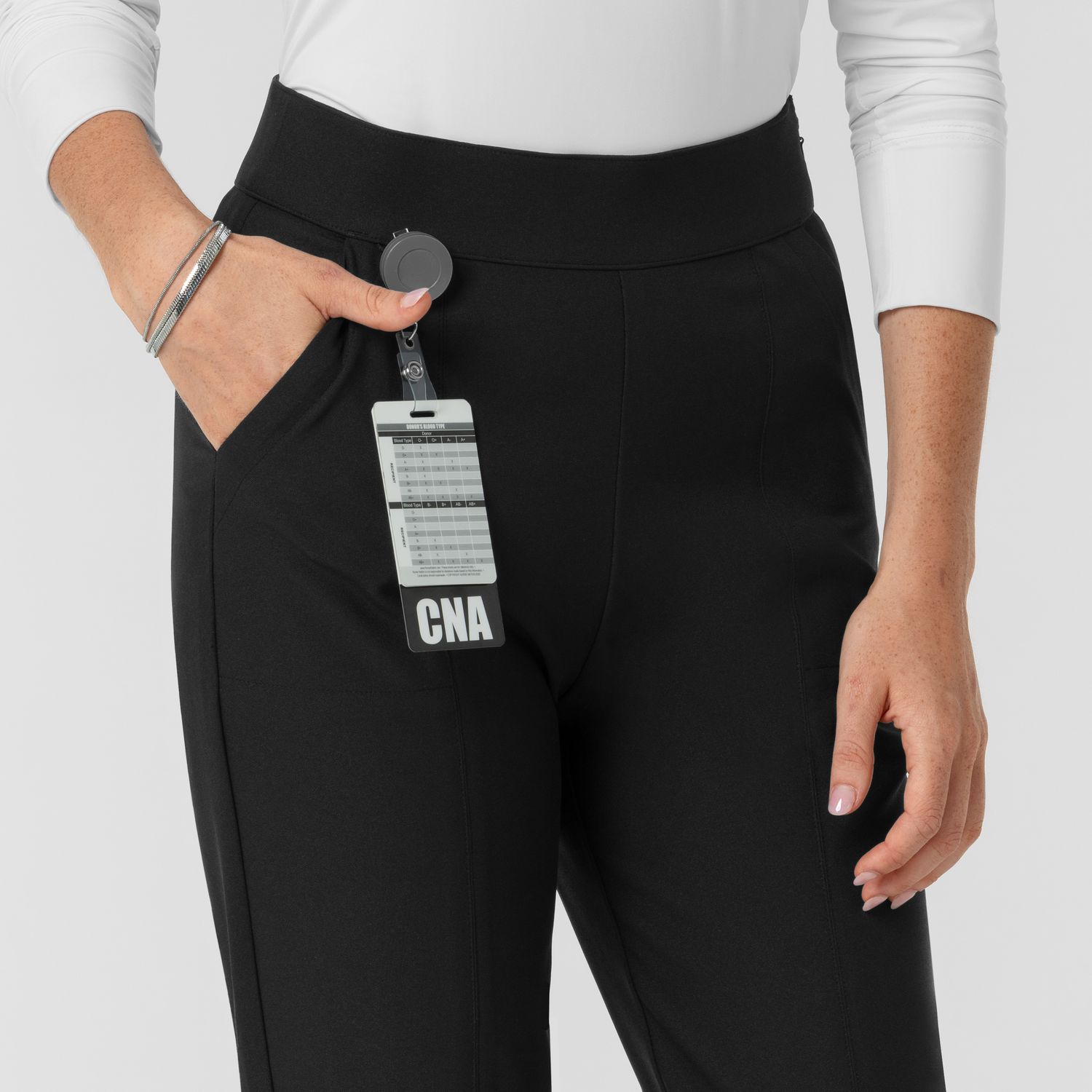 Pantalone donna 5166 affusolato black