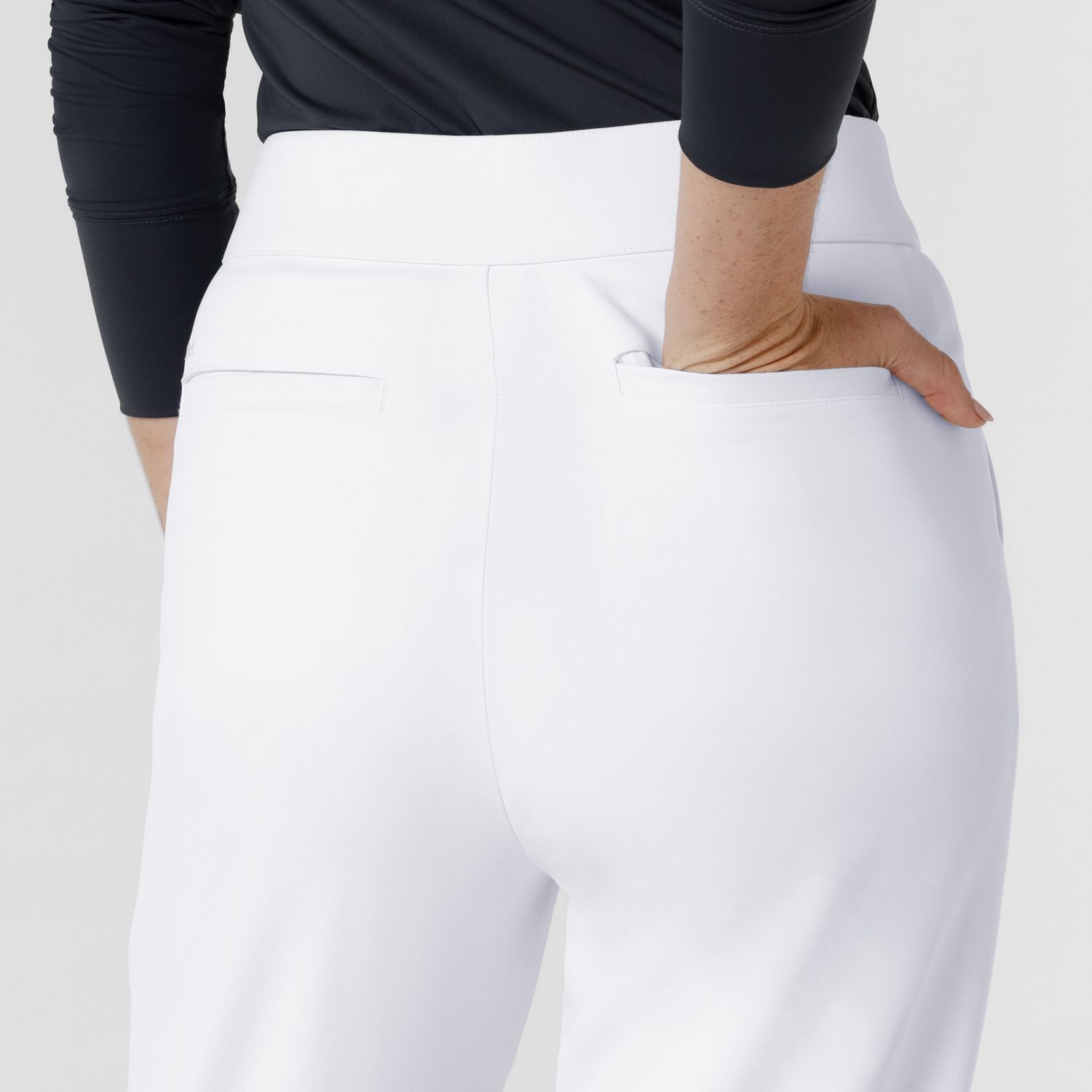 Pantalone donna 5166 affusolato white
