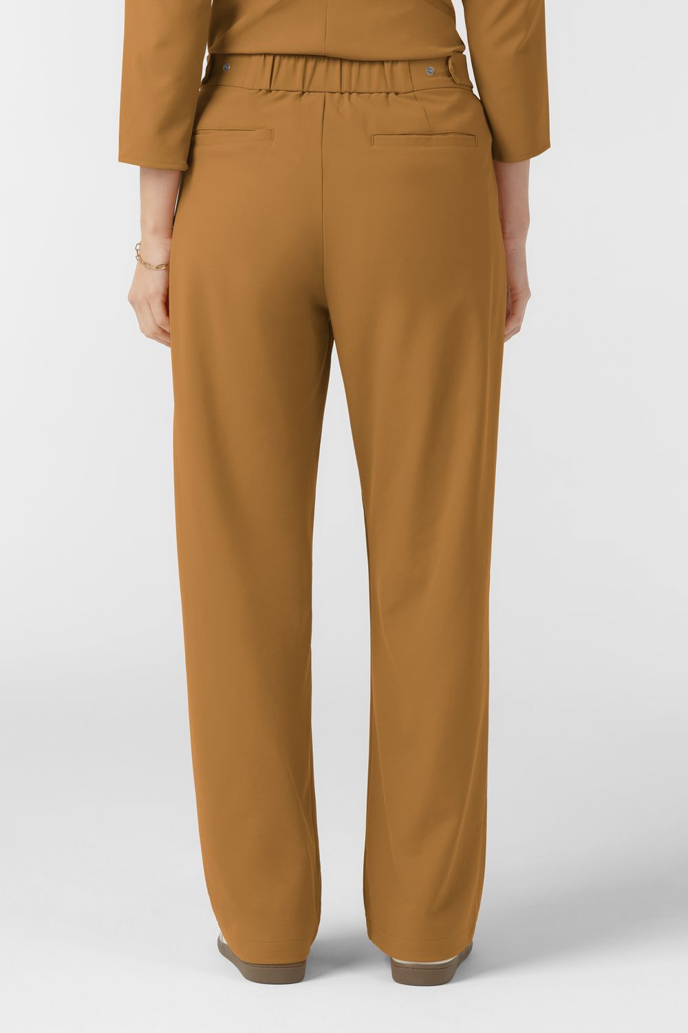 Pantalone donna 5266 ampio amber brown
