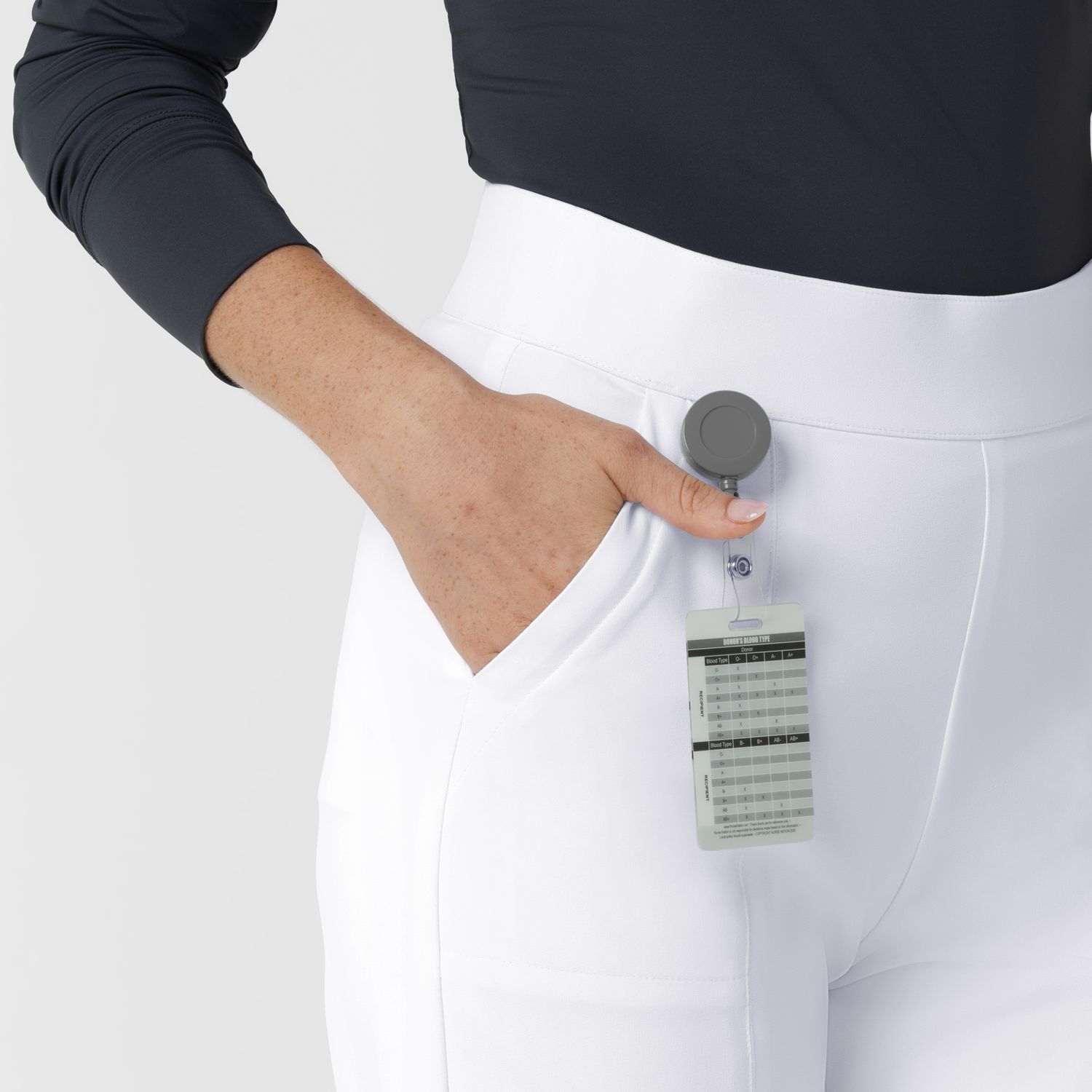 Pantalone donna 5166 affusolato white