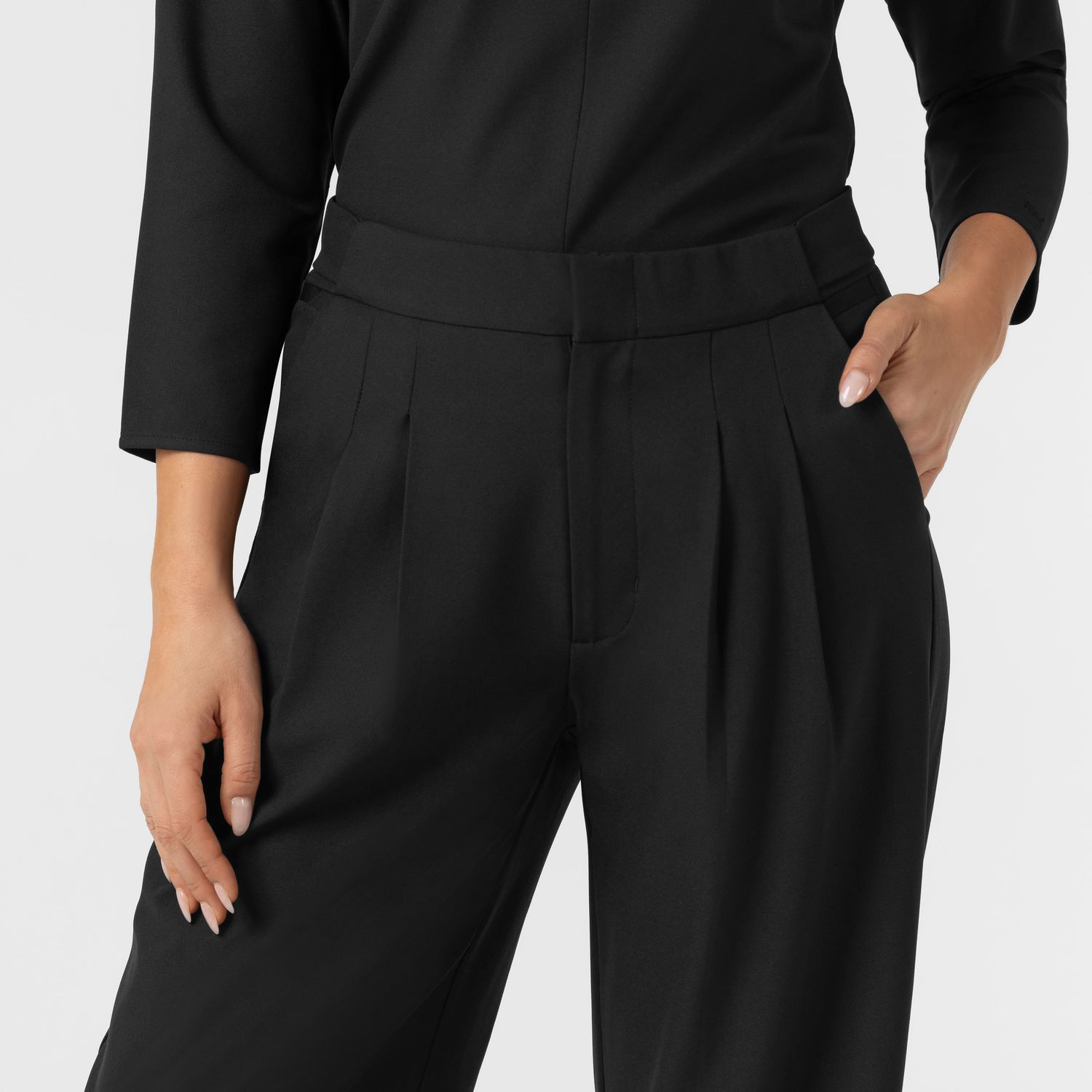 Pantalone donna 5266 ampio black