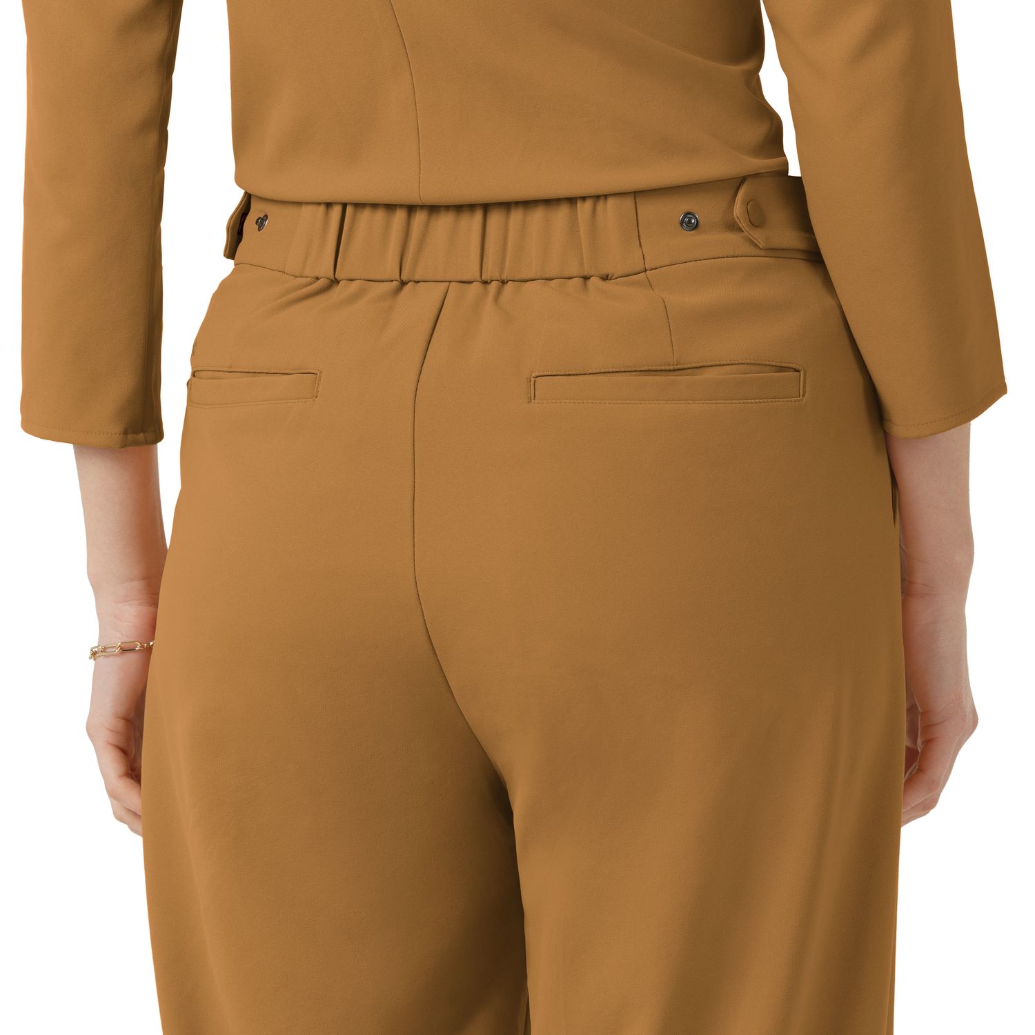 Pantalone donna 5266 ampio amber brown