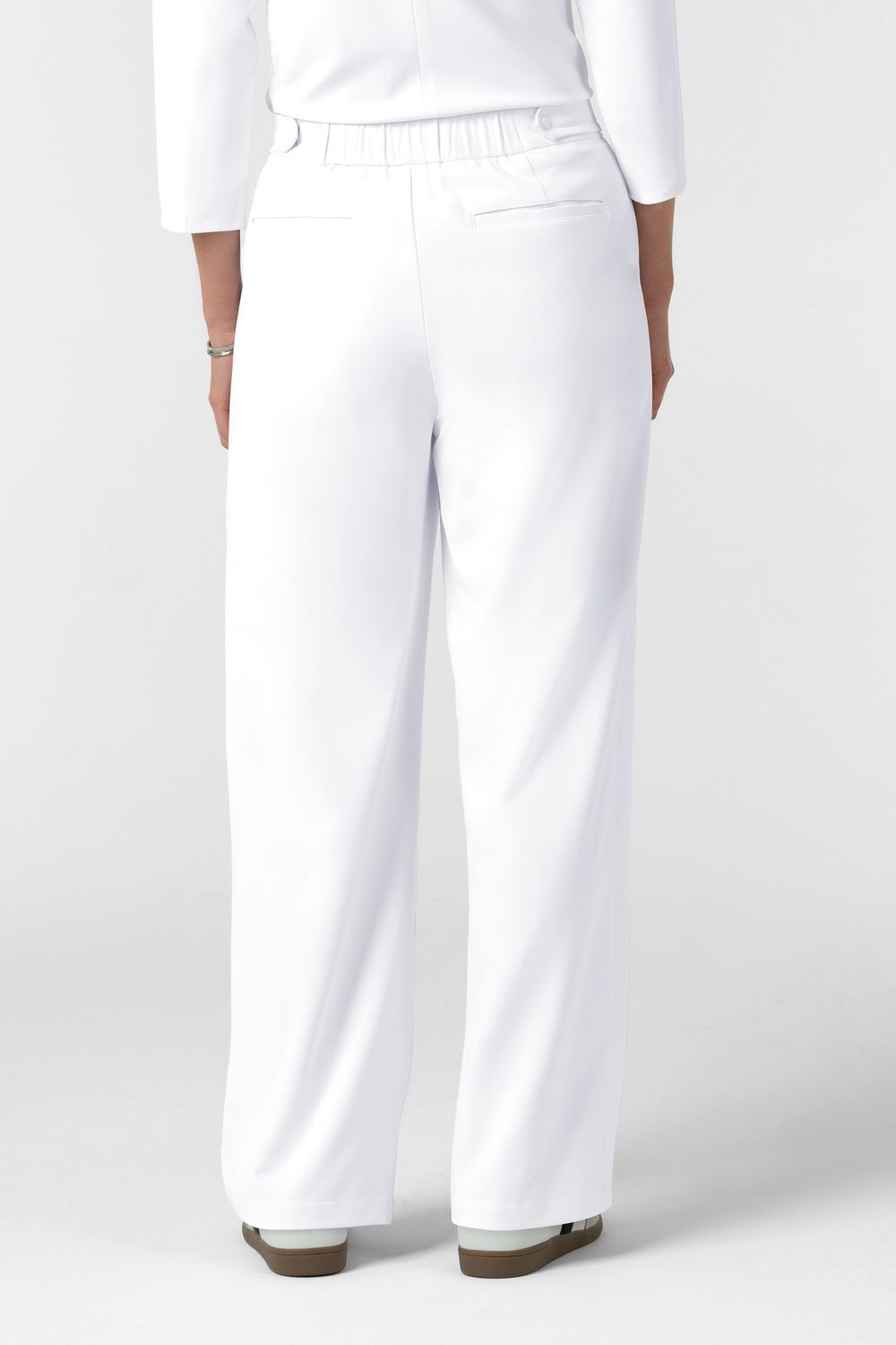 Pantalone donna 5266 ampio white