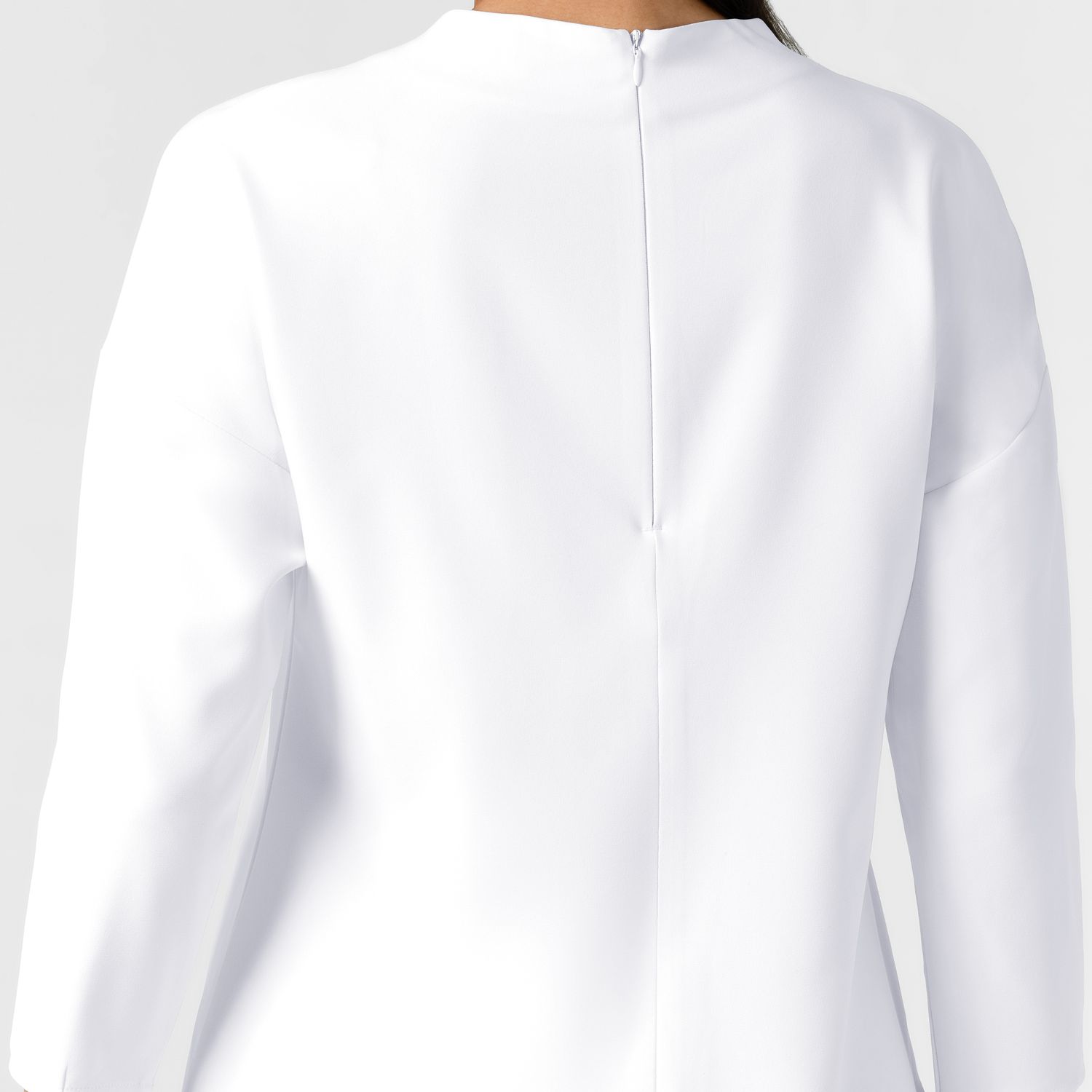 Casacca 6366 girocollo con maniche 3/4 white
