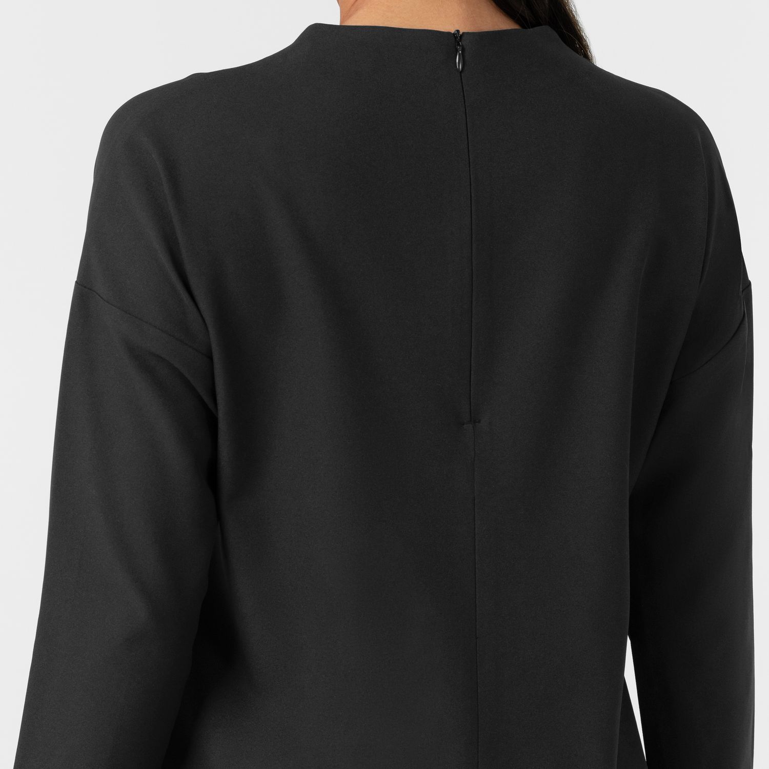 Casacca 6366 girocollo con maniche 3/4 black