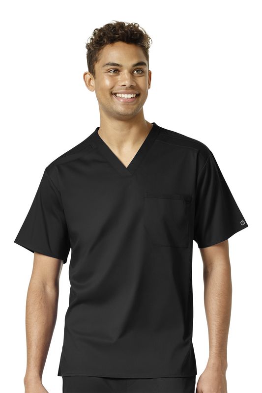 Casacca uomo 6619 scollo a V black