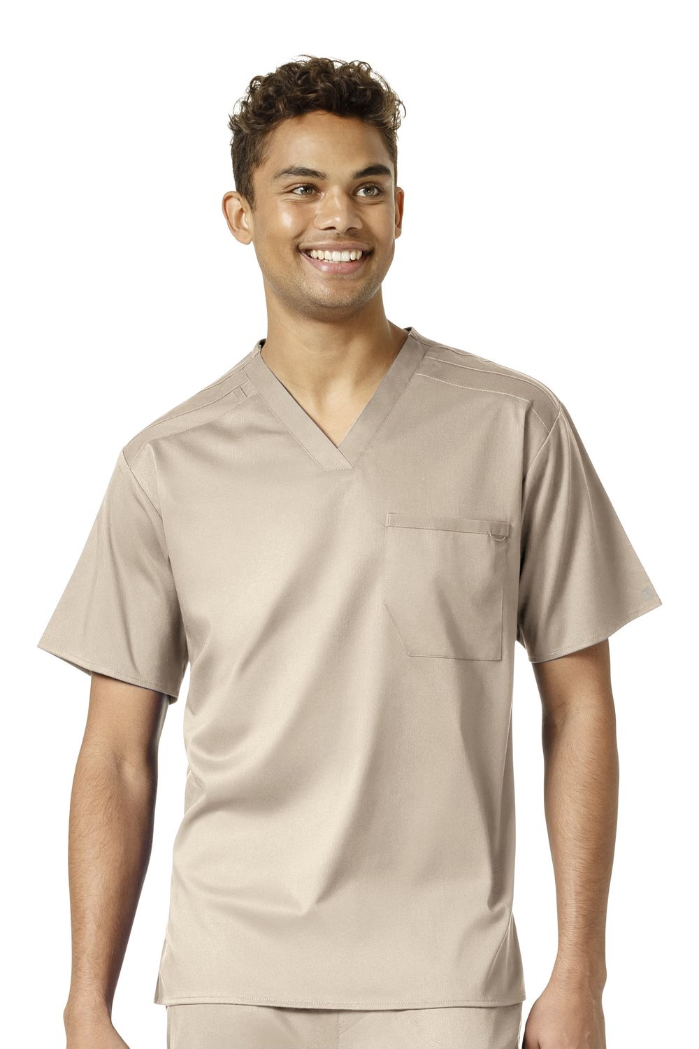 Casacca uomo 6619 scollo a V khaki