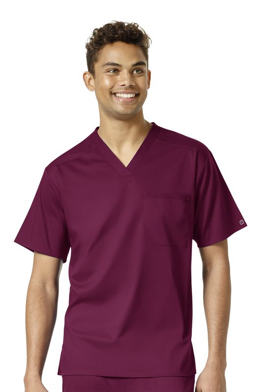Casacca uomo 6619 scollo a V wine