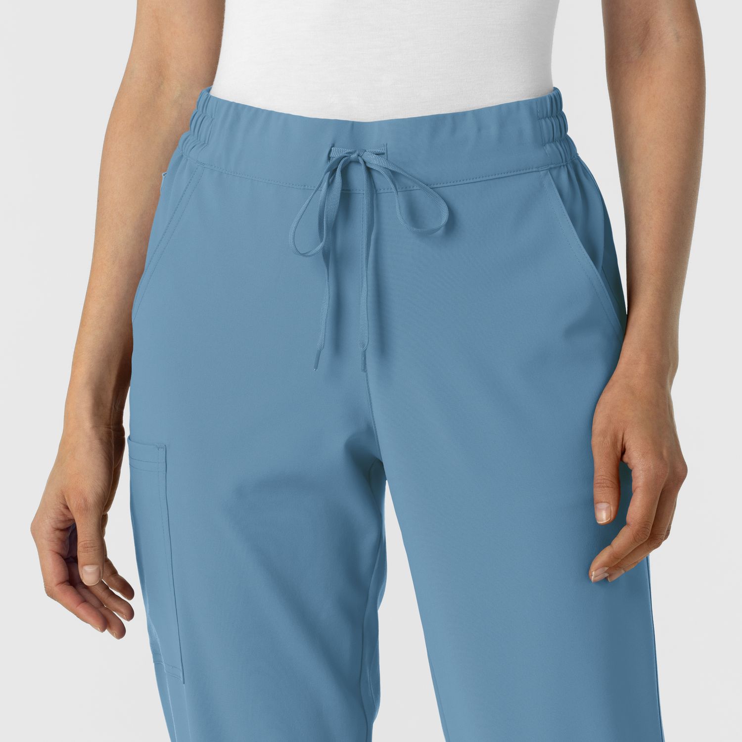 Pantalone donna 5934 cargo jogger pacific blue
