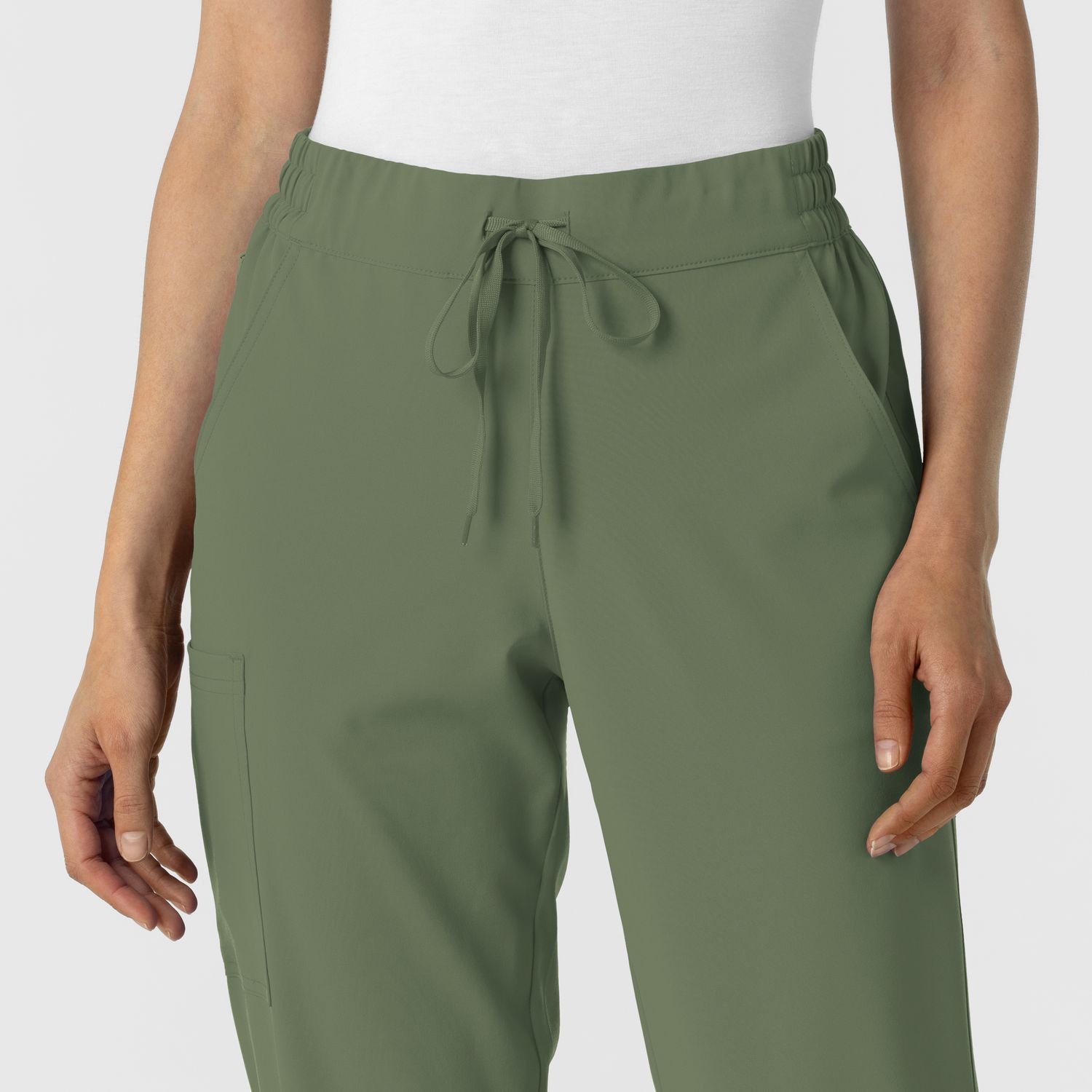 Pantalone donna 5934 cargo jogger olive