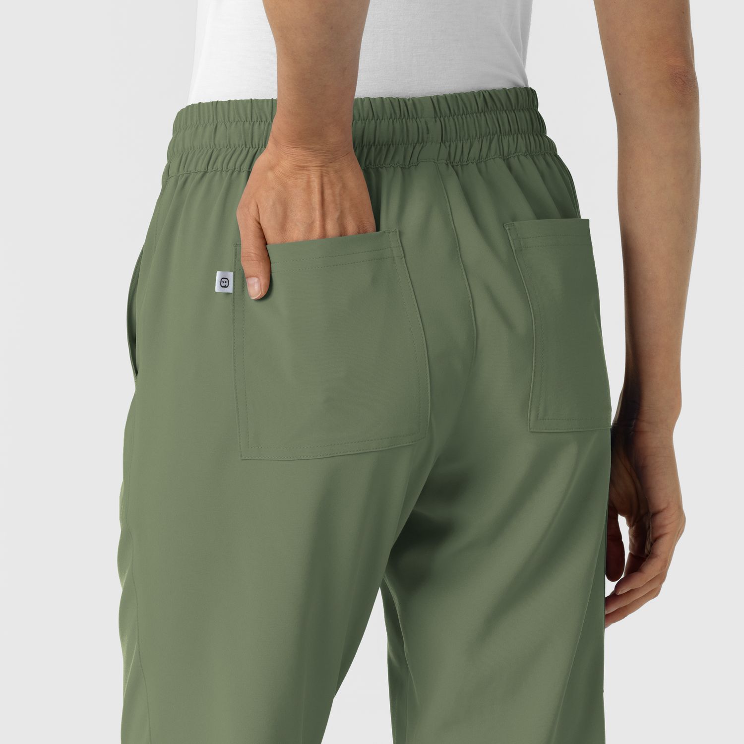Pantalone donna 5934 cargo jogger olive