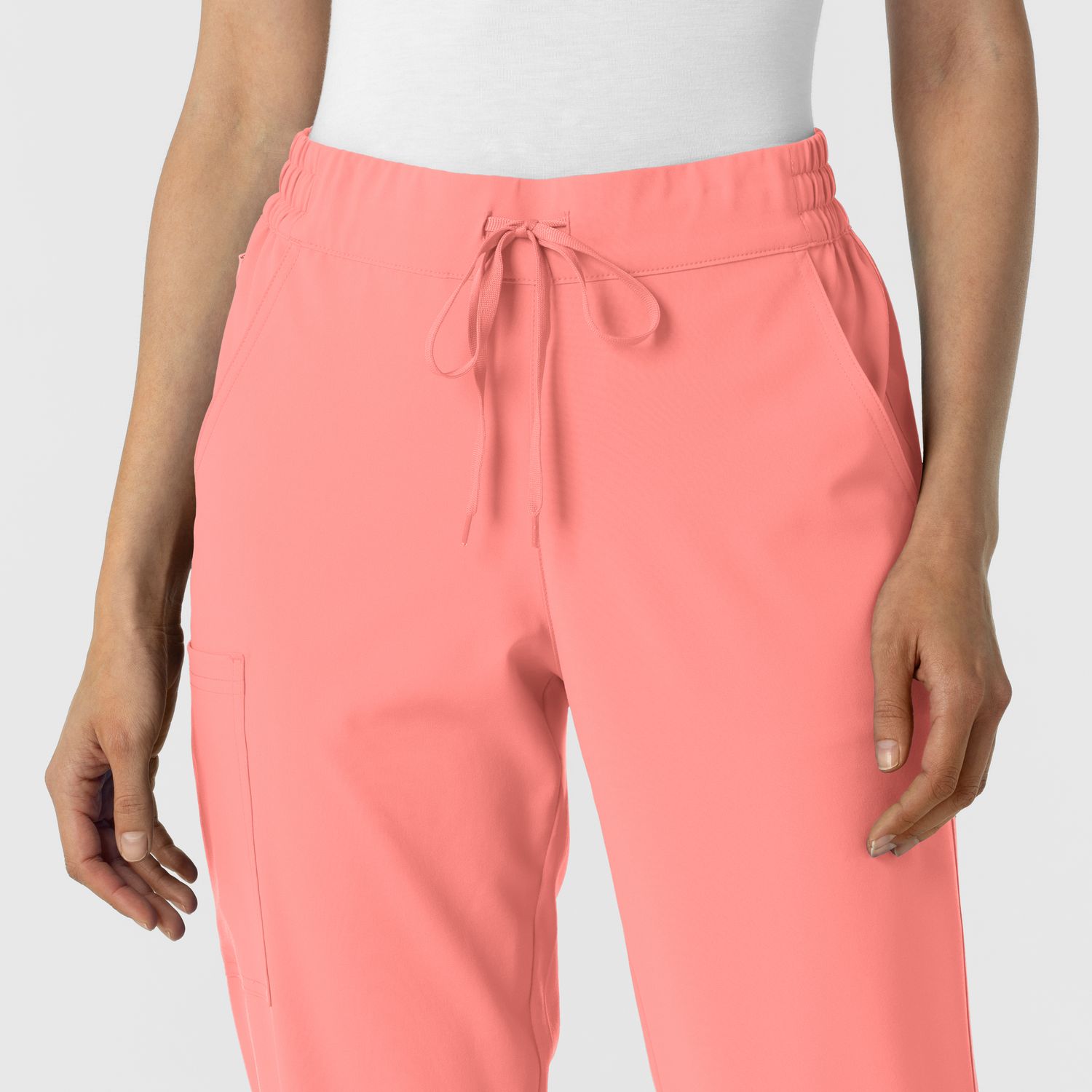 Pantalone donna 5934 cargo jogger paradise pink
