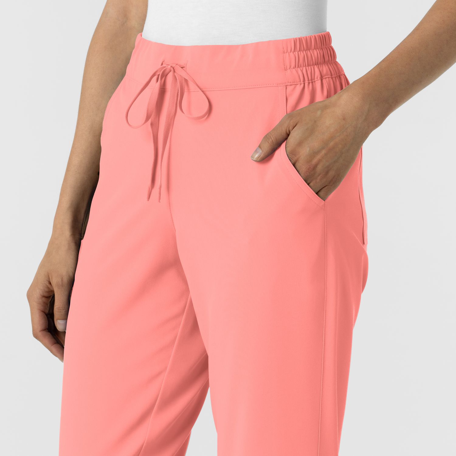 Pantalone donna 5934 cargo jogger paradise pink