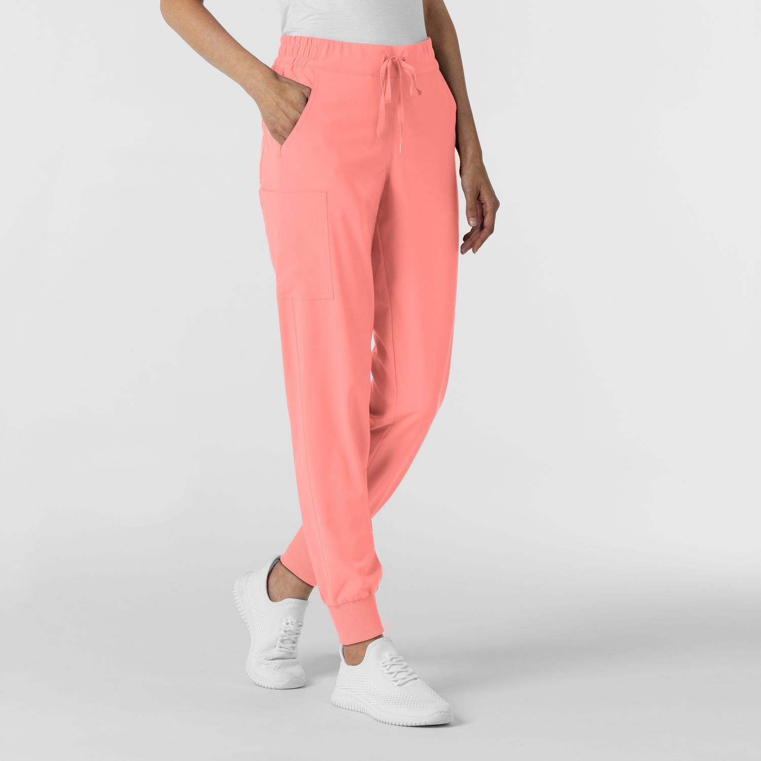 Pantalone donna 5934 cargo jogger paradise pink