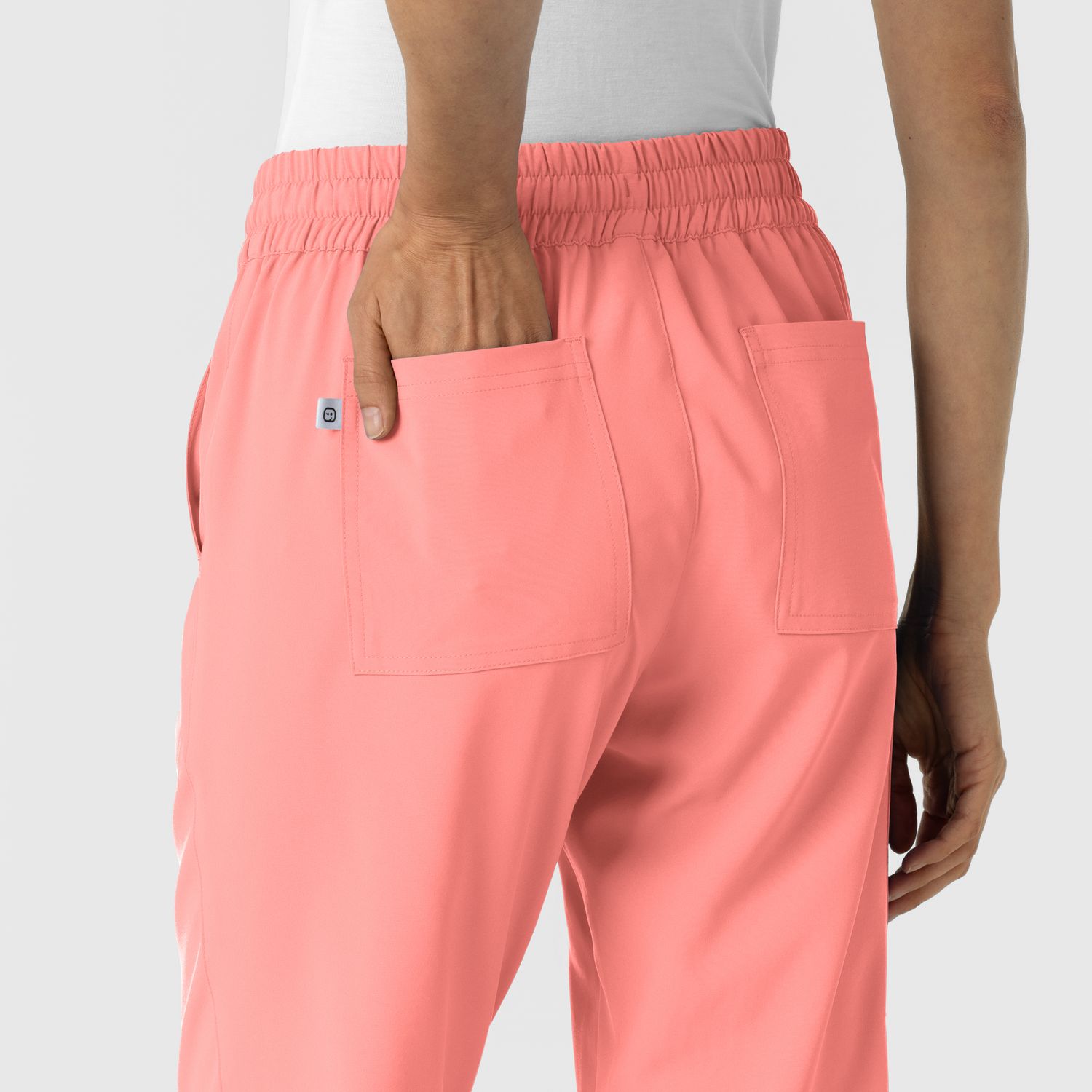 Pantalone donna 5934 cargo jogger paradise pink