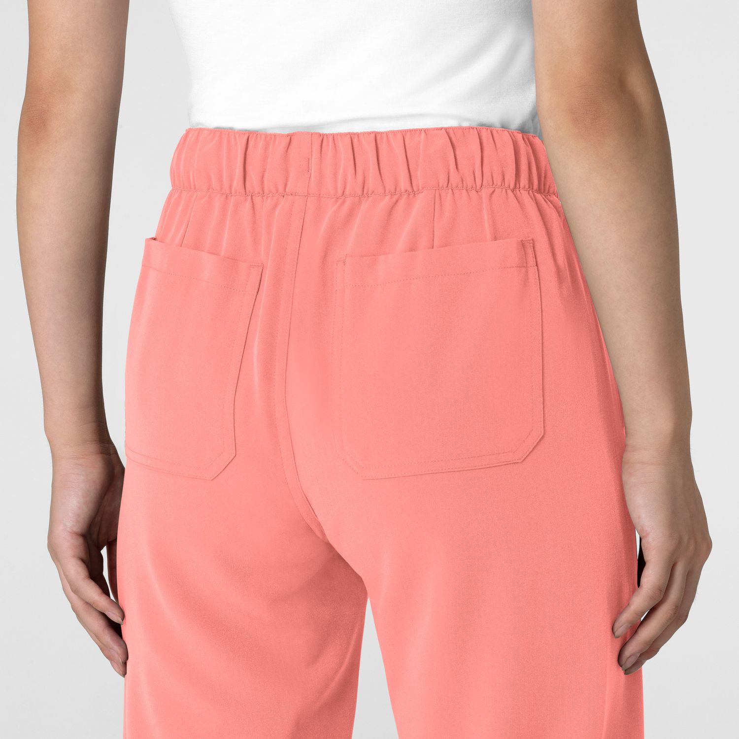 Pantalone donna 5232 con orlo allungato paradise pink
