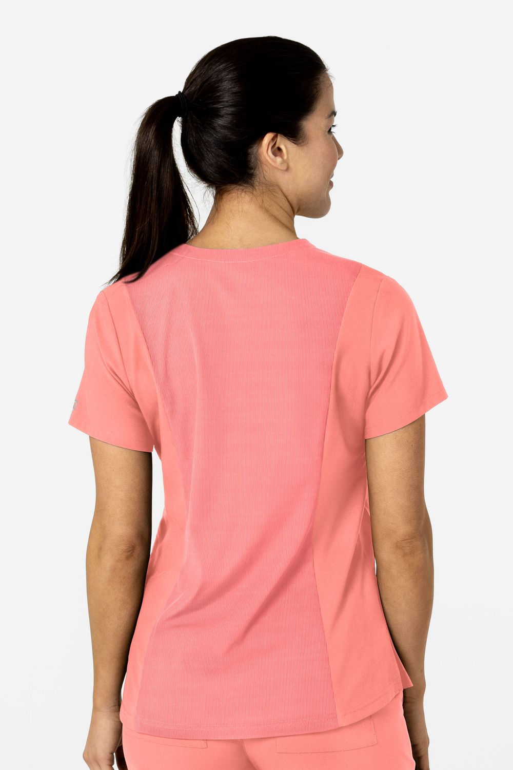 Casacca donna 6045 scollo a V paradise pink