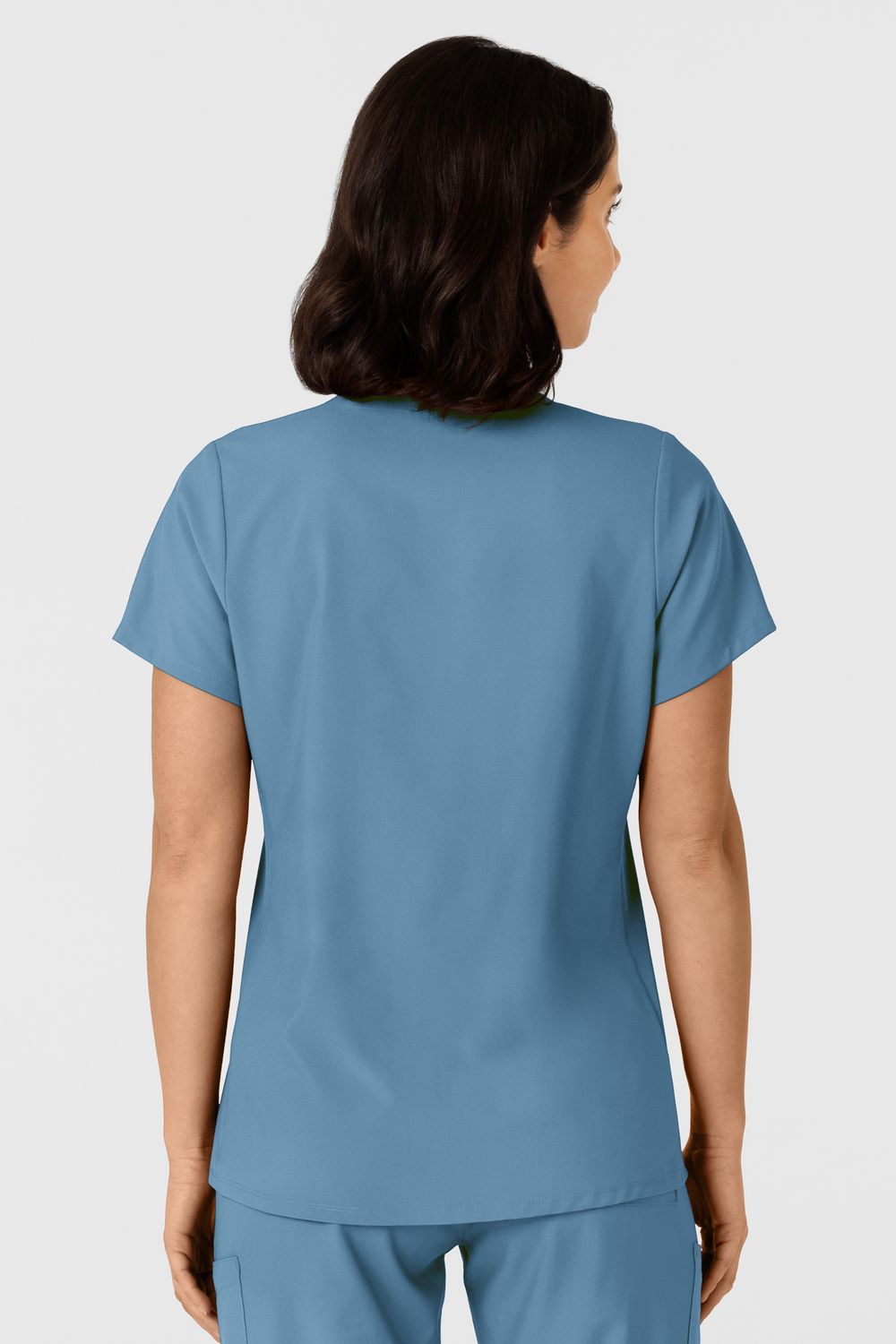 Casacca donna 6145 scollo a V pacific blue