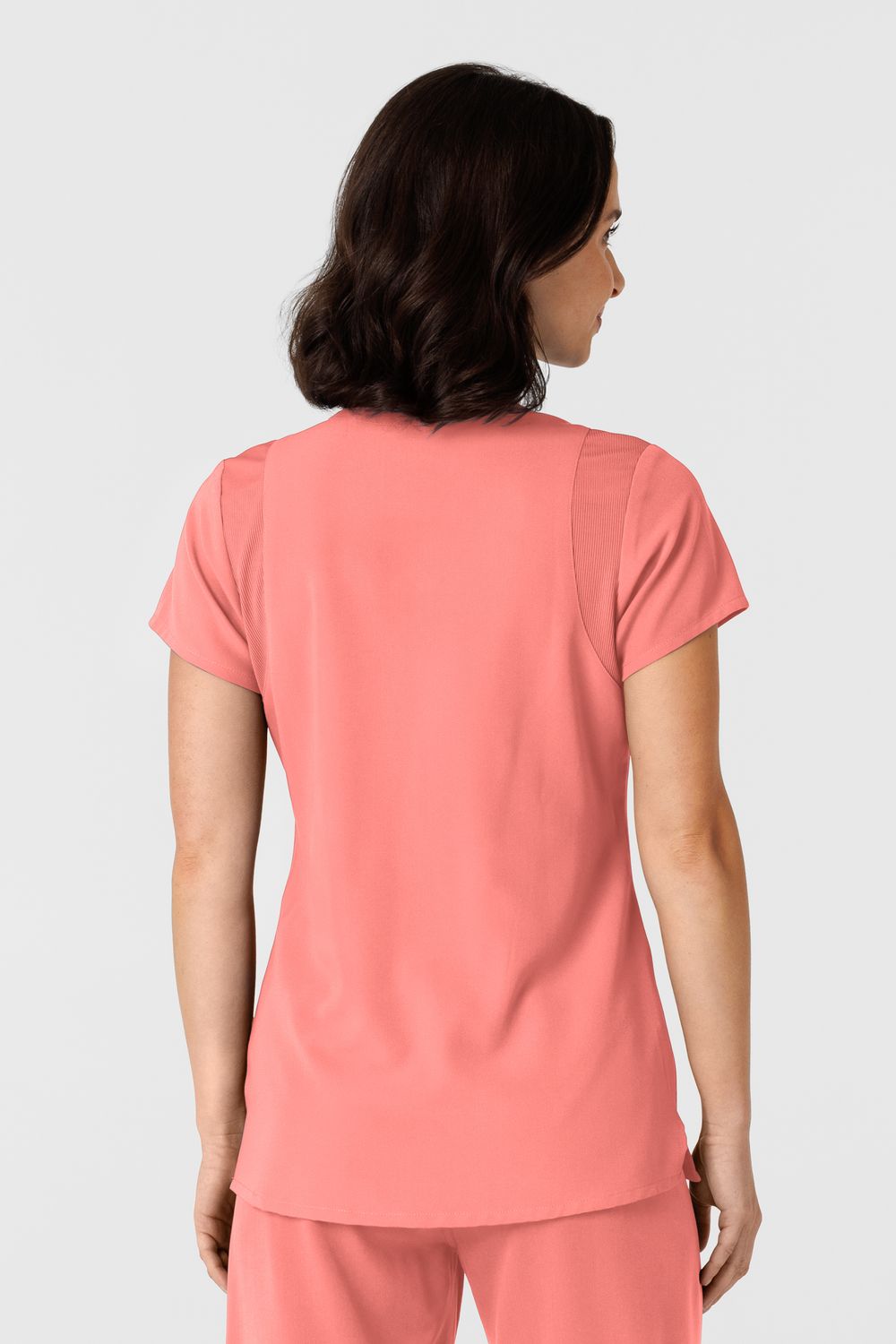 Casacca donna 6432 scollo a V stretto paradise pink
