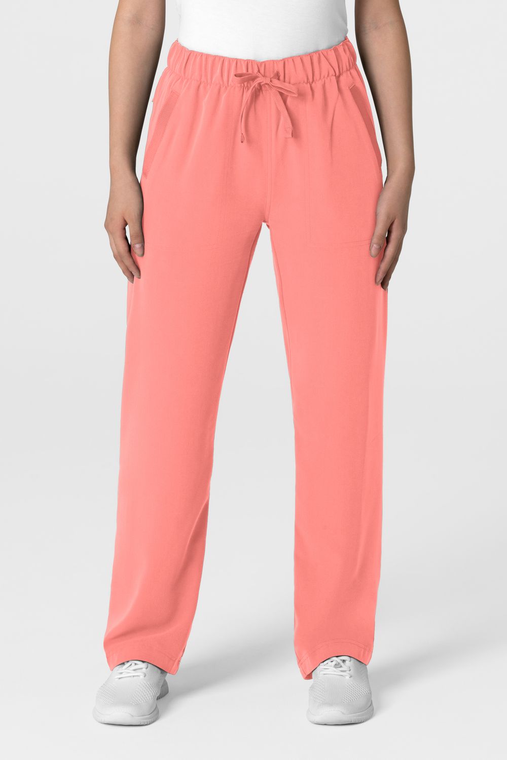 Pantalone donna 5232 con orlo allungato paradise pink