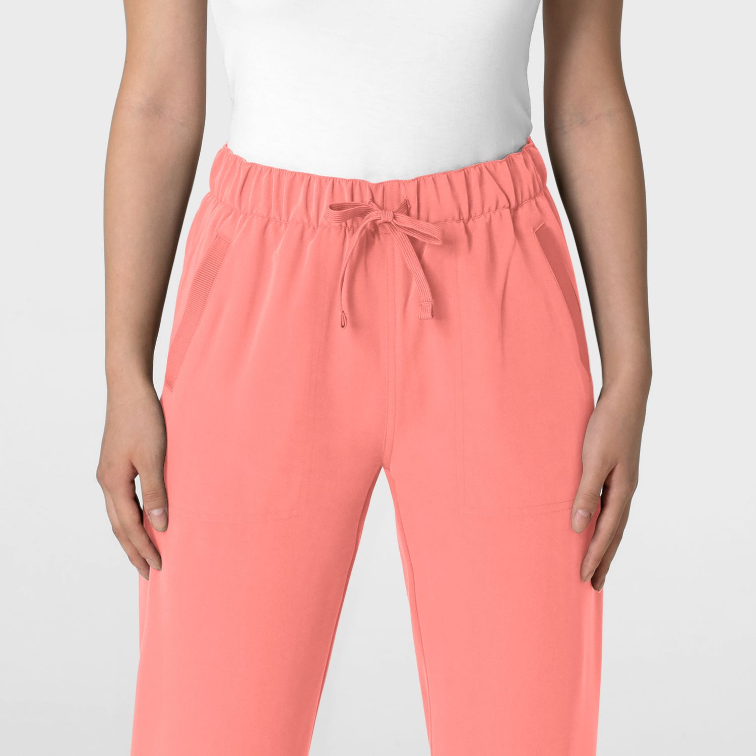 Pantalone donna 5232 con orlo allungato paradise pink