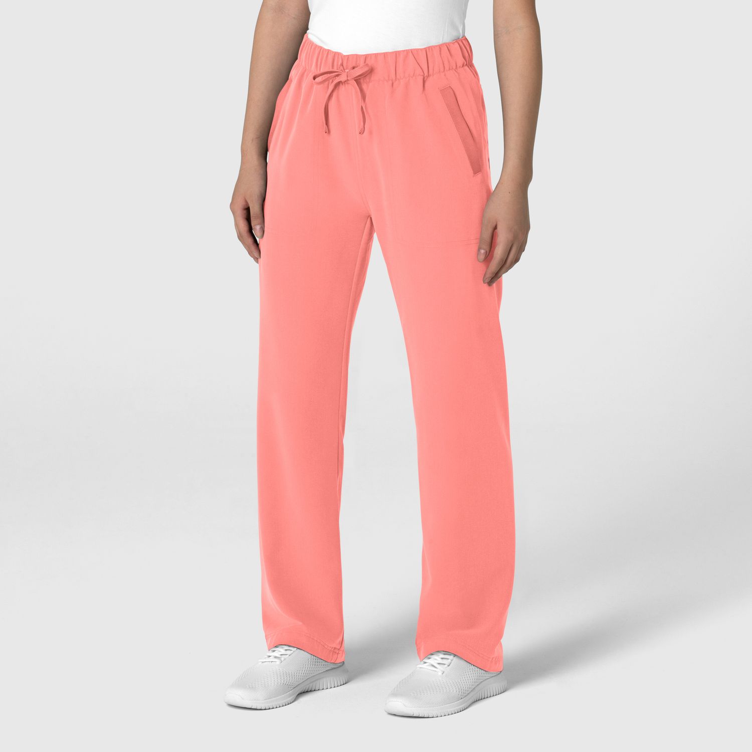 Pantalone donna 5232 con orlo allungato paradise pink