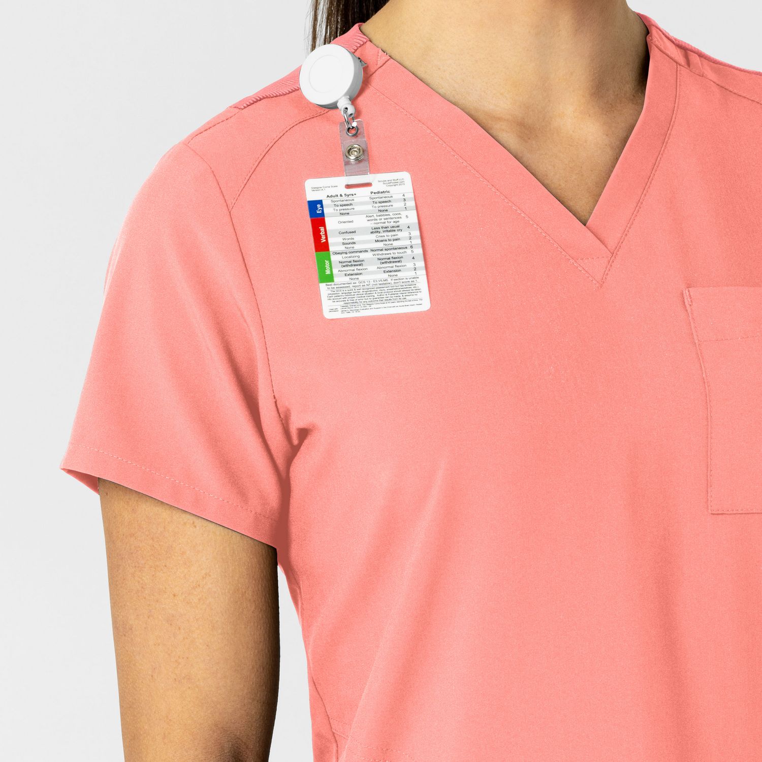 Casacca donna 6045 scollo a V paradise pink