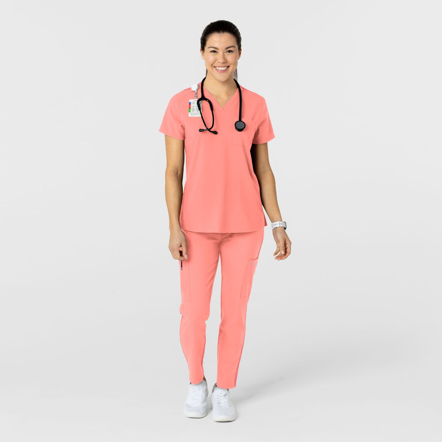 Pantalone donna 5045 sport 8 tasche paradise pink