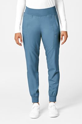 Pantalone donna 5555 cargo jogger pacific blue